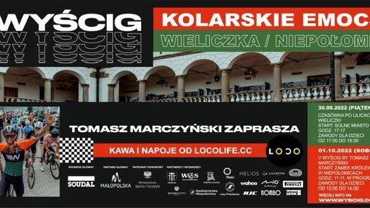 5. edycję wyścigu kolarskiego w Niepołomicach firmowanego przez Tomasza Marczyńskiego!