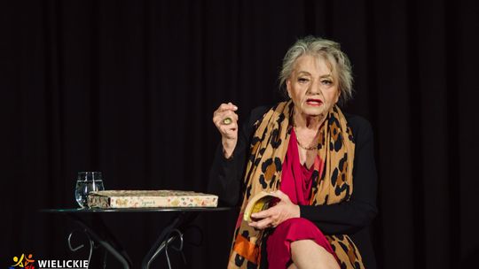 Anna Seniuk oczarowała publiczność w Wieliczce. Wieczór pełen humoru, ciepła i wzruszeń
