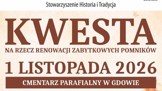 Będą ratować zabytkowe nagrobki w Gdowie. We Wszystkich Świętych odbędzie się kolejna kwesta na cmentarzu