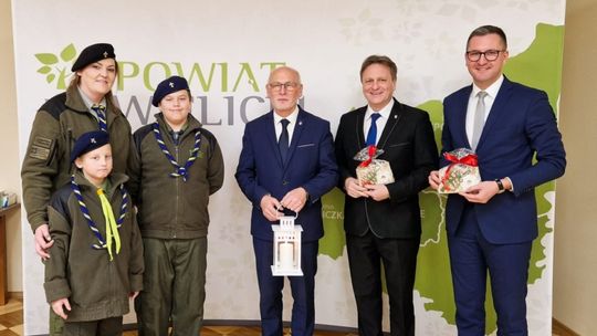 Betlejemskie Światło Pokoju 2022 w Powiecie Wielickim