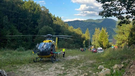 Dramatyczny wypadek quada na Podhalu. Dwoje  dzieci rannych, 40-latek reanimowany. Interweniował LPR