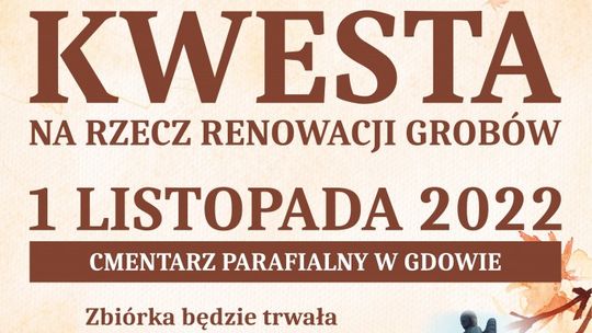 Gdów. Kwesta na rzecz renowacji grobów