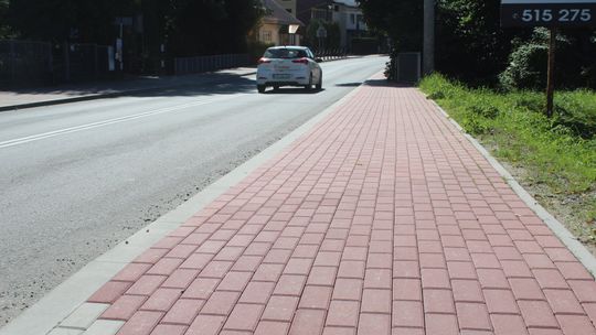 Gdów. Powstał chodnik przy ul. Bocheńskiej