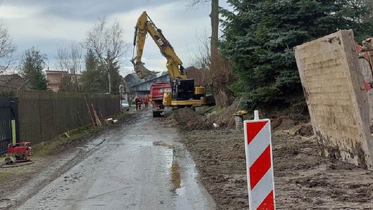 Gdów. Trwają prace przy budowie infrastruktury kanalizacyjnej w Marszowicach