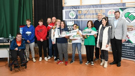 Gdów. XIII Turniej Tenisa Stołowego