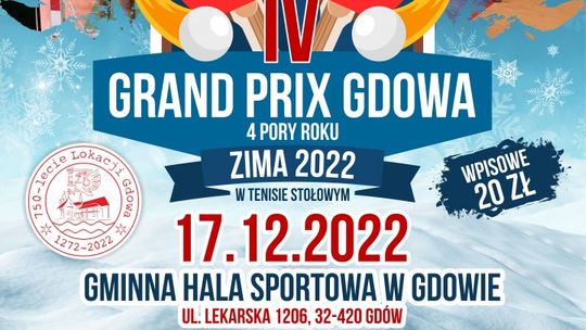 GRAND PRIX GDOWA w tenisie stołowym