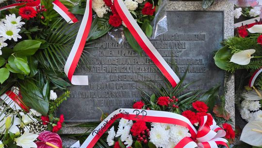 Hołd dla bohaterów na Wielickich Plantach