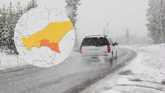 IMGW alarmuje! Na południu Małopolski spadnie nawet pół metra śniegu. Kierowcy, uważajcie!