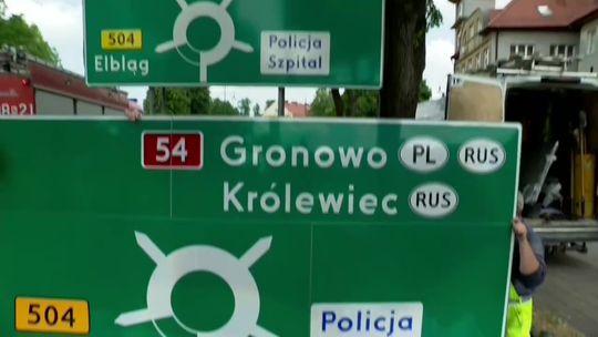 Kaliningradu nie ma, jest Królewiec. Wymieniają ostatnie znaki drogowe