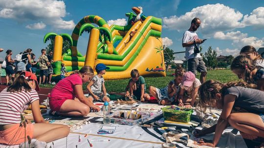 Kolorowo i sportowo w Zabierzowie Bocheńskim