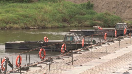 Most pontonowy w gminie Nowe Brzesko jest już czynny dla mieszkańców
