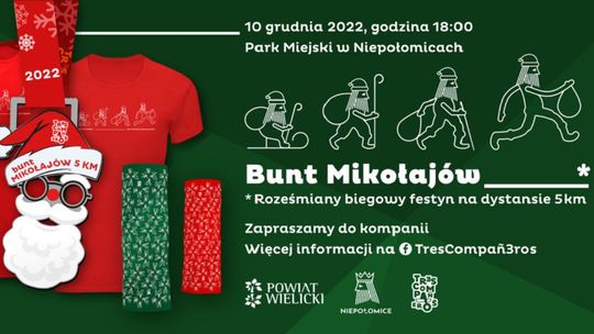 Niepołomice. Ho, ho, ho! Mikołaje na start!