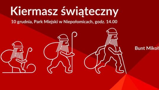 Niepołomice. Kiermasz świąteczny na Buncie Mikołajów