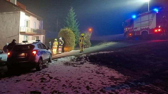 Policjanci zapobiegli pożarowi