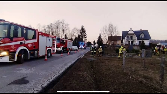 Pożar piwnicy w Dobranowicach