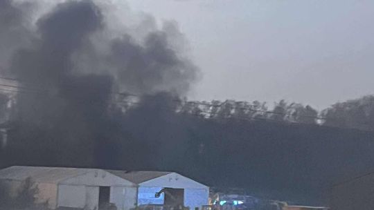 Pożar w Węgrzcach Wielkich. Palił się magazyn lakierni zakładu Pożar w Węgrzcach Wielkich. Palił się magazyn lakierni zakładu