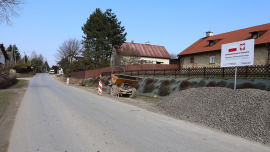 Przebudowa drogi powiatowej w Marszowicach Przebudowa drogi powiatowej w Marszowicach