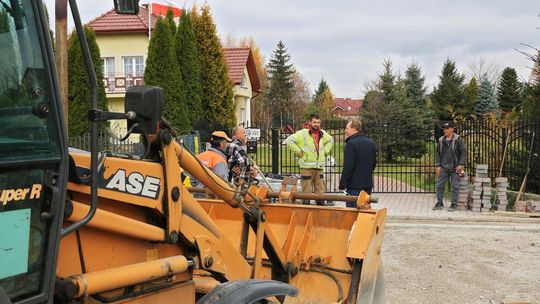 Remont drogi Różanej w Śledziejowicach