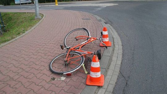 Rowerzystka potrącona na rondzie w Bochni