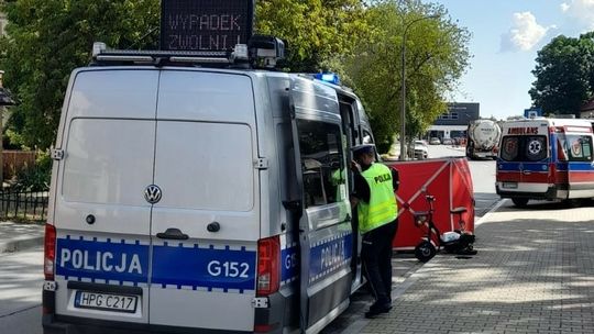 Śmiertelny wypadek w Krakowie