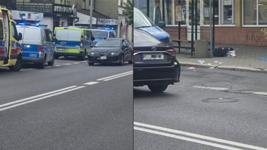Strzały na ul. Lwowskiej w Nowym Sączu. 41-latek z nożami ruszył na policjantów, napastnik nie żyje!