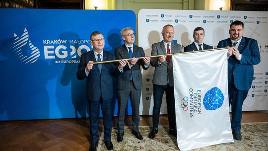 Symbol III Igrzysk Europejskich przekazany władzom Nowego Sącza