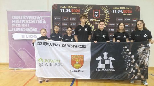 Szachownica Kłaj utrzymała się w II Lidze Juniorów