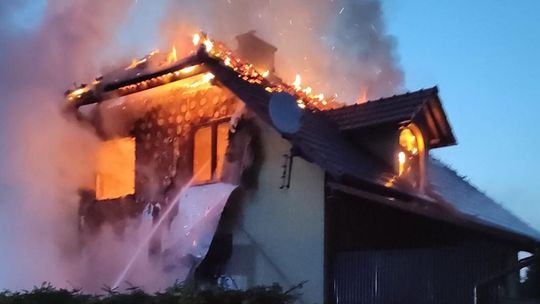 Tragiczny pożar budynku mieszkalnego w Gdowie