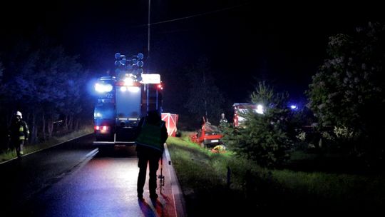 Tragiczny wypadek w Baczkowie k/Bochni. Nie żyje 4 mężczyzn