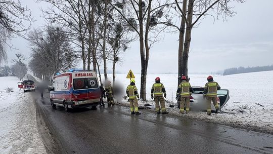 Tragiczny wypadek w powiecie wadowickim, nie żyje 42-latek