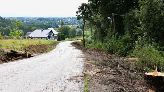 Trwa przebudowa drogi powiatowej w miejscowości Byszyce i Gorzków