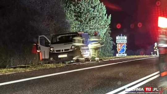 Trzy samochody uszkodzone po wtargnięciu dzika na jezdnię Trzy samochody uszkodzone po wtargnięciu dzika na jezdnię