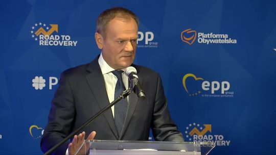 Tusk: To jest już teraz czas, aby ta władza skłoniła pana Glapińskiego do rezygnacji