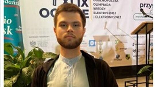 Uczeń PCKZiU w Wieliczce finalistą Ogólnopolskiej Olimpiady Wiedzy