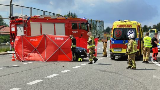 W Wieliczce doszło do wypadku, w którym śmierć poniósł motocyklista