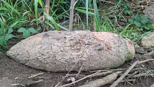 Wędkarz znalazł bombę lotniczą nad Wisłą. Niewybuch zabezpieczyli saperzy