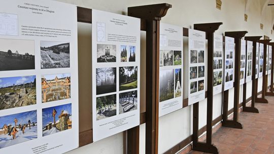 Wystawa na temat cmentarzy z I wojny światowej