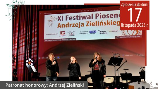 XII Festiwalu Piosenek Andrzeja Zielińskiego w Gdowie