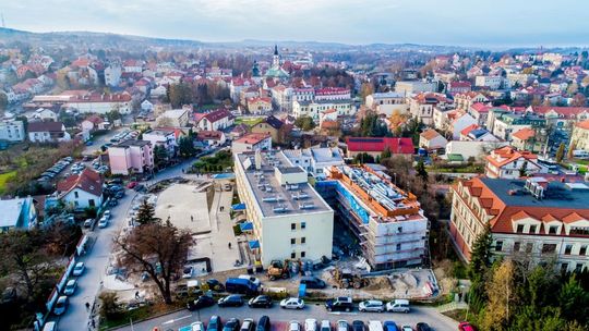 Zaawansowane prace związane z rozbudową Ośrodka Zdrowia w Wieliczce