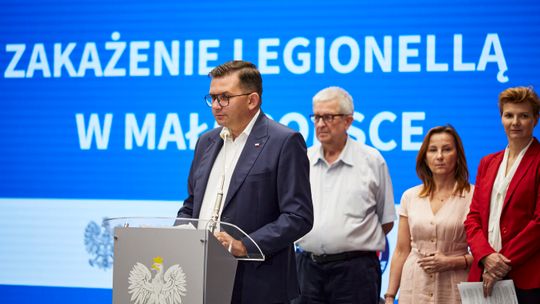 Zakażenia legionellą w Małopolsce, w tym w Krakowie, Tarnowie i Nowym Sączu