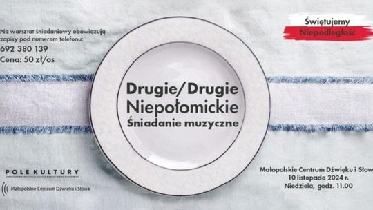 Zapraszamy na drugie Drugie Niepołomickie Śniadanie Muzyczne