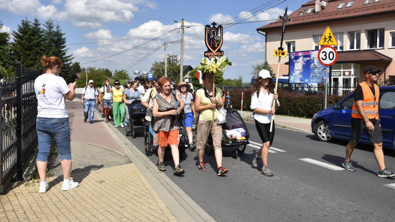 Biskupice. W drodze na Jasną Górę