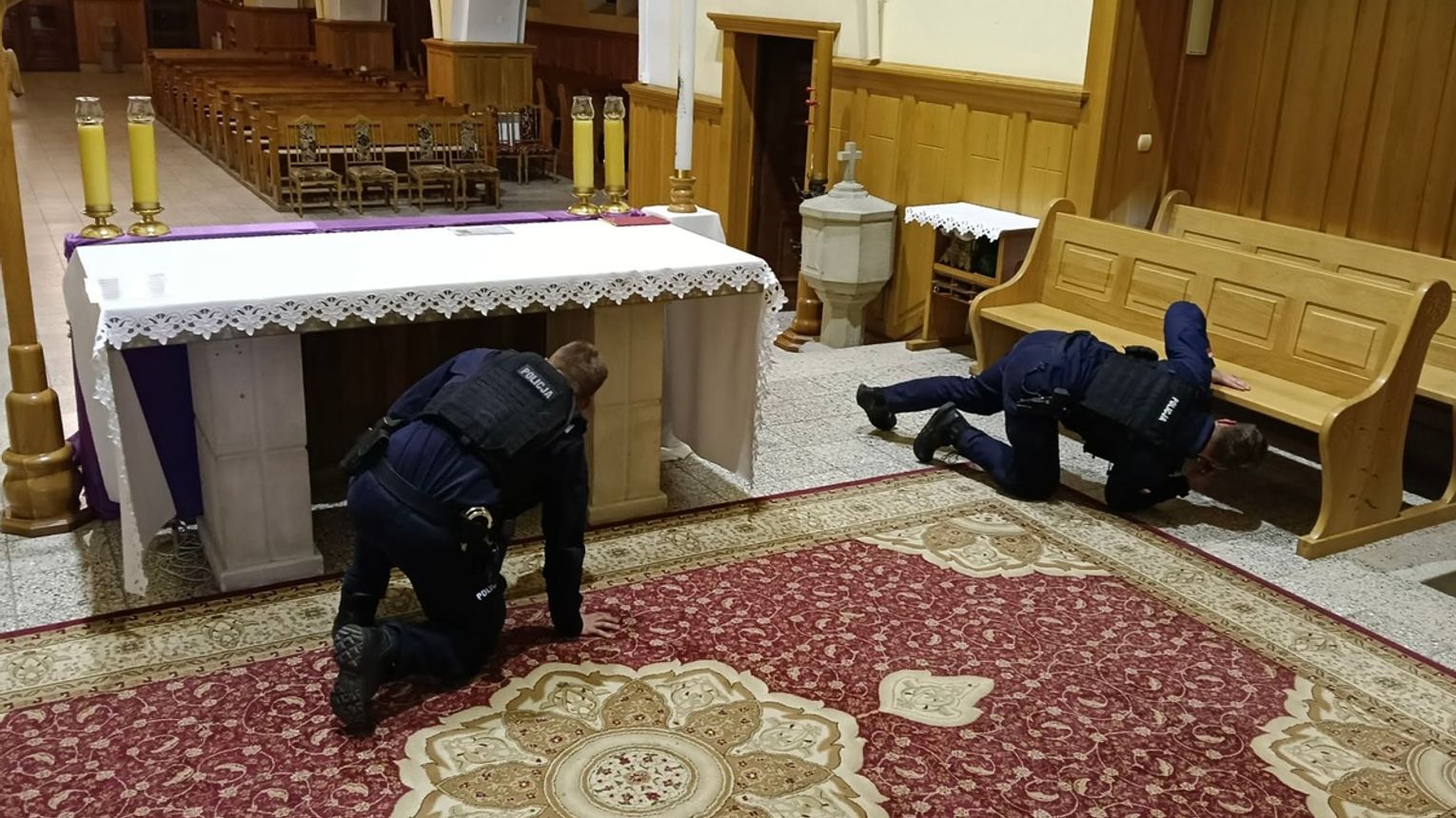 Fałszywy alarm bombowy w kościele w Tenczynie. 18-latek zatrzymany