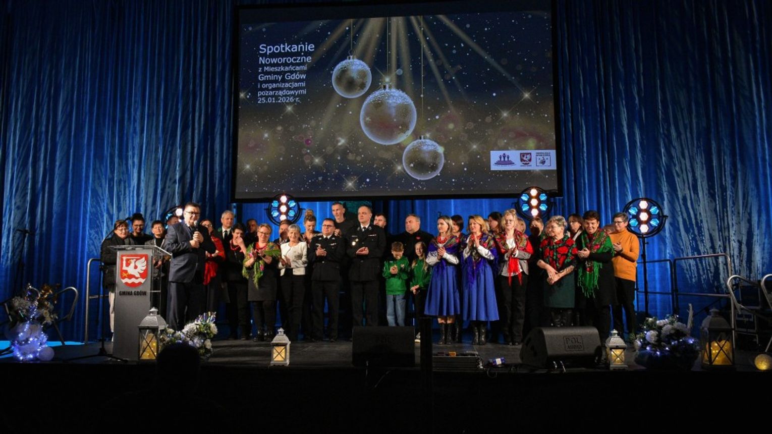 Gdów. Spotkanie Noworoczne z orkiestrowym rekordem....