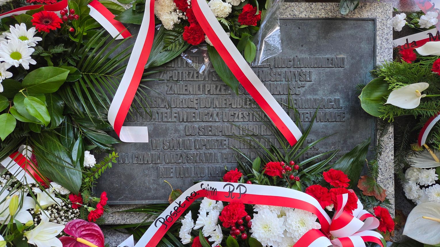 Hołd dla bohaterów na Wielickich Plantach