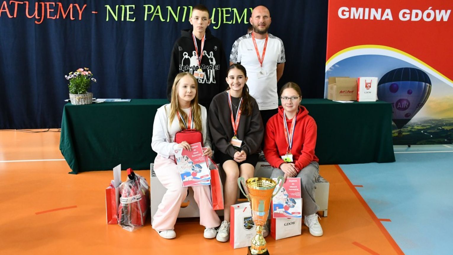 I Międzyszkolny Turniej Pierwszej Pomocy w Gminie Gdów