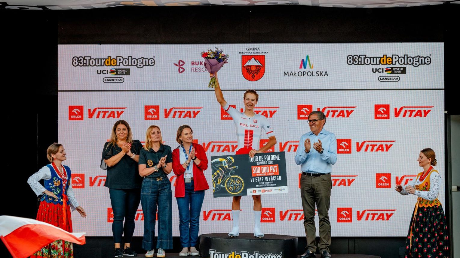 Louis Barré triumfuje w Bukowinie Tatrzańskiej, Christian Scaroni nowym liderem Tour de Pologne