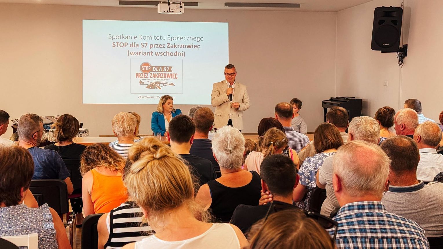Mobilizacja w gminie Niepołomice. Mieszkańcy Zakrzowca mówią „stop” wariantowi S7 przez ich miejscowość