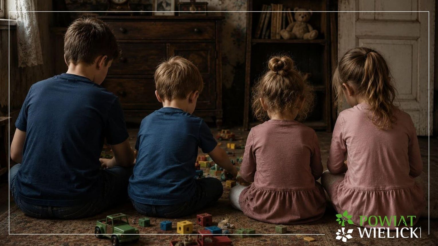 Pilnie potrzebna rodzina zastępcza dla czwórki rodzeństwa z powiatu wielickiego