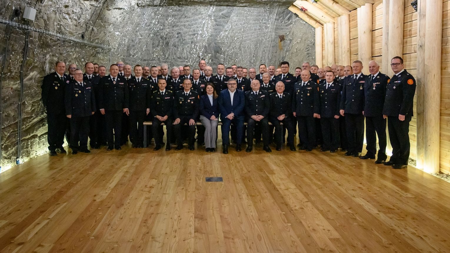 Posiedzenie Zarządu Oddziału Wojewódzkiego ZOSP RP w Kopalni Soli Bochnia